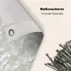 Parelmoerglans - Wit - Schelp Balkonbeschermer Duitsland klein 596 -closeup_NL