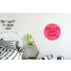 Tekst - Modern - Kleurrijk Wandcirkel aluminium klein -kinderkamer