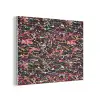 Spat - Abstract - Waterverf - Zacht PET vilt klein 837 -3d