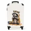 Waldo wasbeer Koffer - NBS - Handbagage middel -productfoto_recht