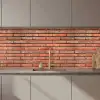 Rood - Bakstenen - Muur - Beschadiging keuken achterwand 2 middel 871 zz_3dshopping