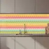 Patroon - Regenboog - Retro keuken achterwand 2 middel 871 zz_3dshopping