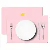 Blah - Bliksem - Roze Placemat vinyl groot -zzsfeer2_Kitchenyeah-website