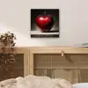 Apple - Hart - Rood aluminium wit klein -sfeer3