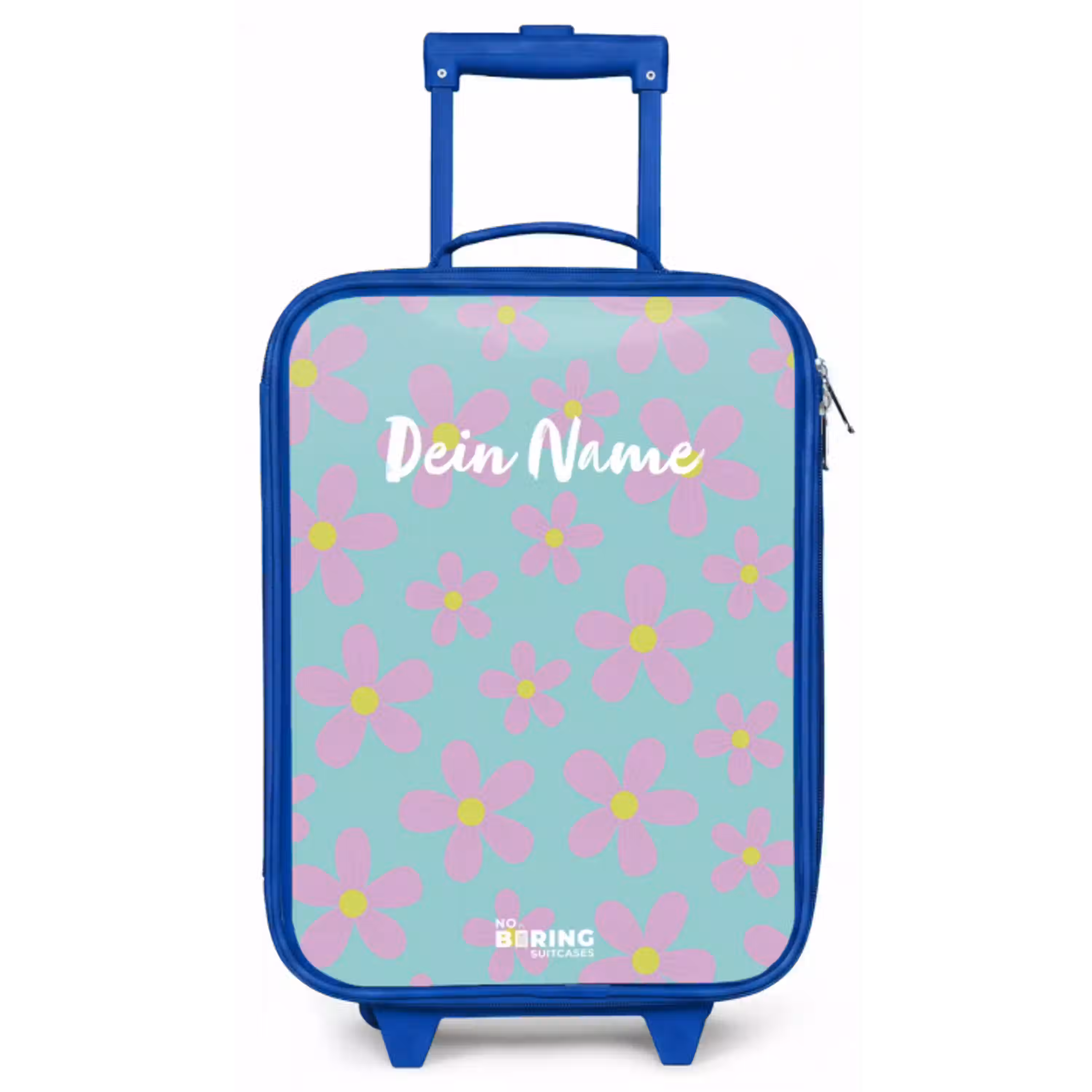 Madeliefjesmania mint Kinderkoffer - Blauw klein -zz3dotto