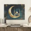 Moskee - Halve maan - Goud - Ramadan - Islamitische PET vilt klein -sfeer1