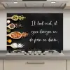 Ik gooi dingen in de pan en duim - Keuken - Quotes - Spreuken - Humor keuken achterwand spatscherm klein -3d_website