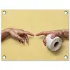 Klassiek - Kunst - Humor tuinposter los doek klein -3d