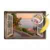 Doorkijk - Uitzicht - Meer - Landschap Placemat vinyl groot -zzzproduct_Kitchenyeah-website