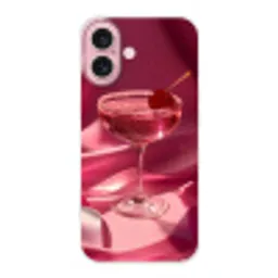 Cocktail - Pink - Luxe Apple iPhone 16 klein -3d