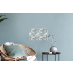 Wolken - Kraanvogels - Blauw Muursticker klein 286 -plant