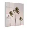 Palmbomen - Zonsondergang - Roze plexiglas 5mm klein -z3d