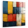 Mondriaan stijl - Kunst - Kleurrijk - Modern plexiglas 5mm klein -zzzproduct_nieuw
