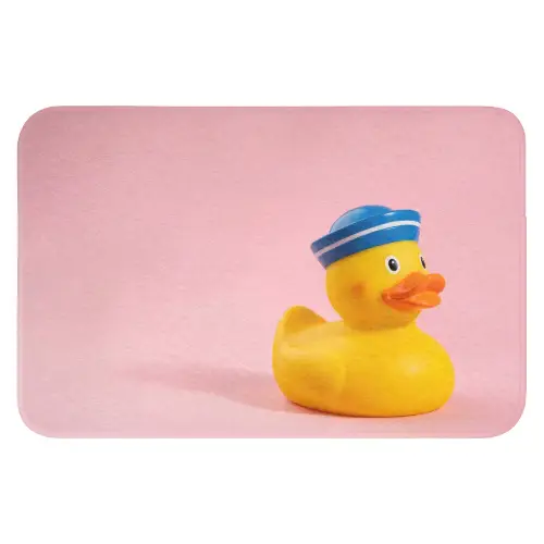 Matroos - Eend - Roze WCmat klein -3d