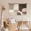 Geometrisch - Geweven structuur - Modern Wandkleed katoen middel -wsfeer5_kind