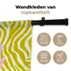 Zebraprint - Priority - Roze Wandkleed katoen klein -sfeer2
