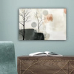 Wabi sabi - Beige - Plant canvas 2cm klein -sfeer4