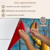 Kreeft - Geel - Blauw - Tegels keuken achterwand spatscherm klein -spatscherm_NL