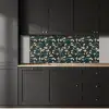 Botanisch - Bloemen - Blauw keuken achterwand 2 middel 871 -sfeer1