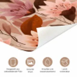 Bloemen - Bladeren - Bruin deurposter klein 289 -tcloseup_DE