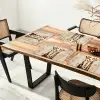 Giraffen - Cartoon - Crème Placemat vinyl groot -zzsfeer4_Kitchenyeah-website