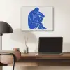 Lichaam - Abstract - Blauw PET vilt klein -sfeer5