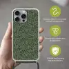 Bladeren - Organisch - Groen Hoesje iPhone 16 Pro Max met koord klein 804 -sfeer2_NL