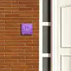 Lavendel - Klassiek Naambord Vierkant klein -sfeer3-XS