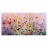 Schilderij - Bloemen - Abstract - Kleurrijk Muismat XXL klein -3d_leeg