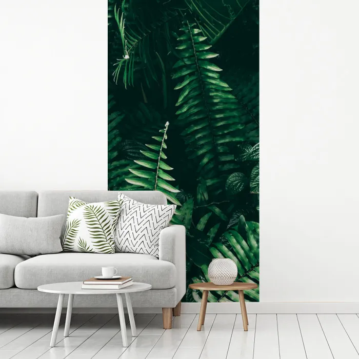 Bladeren - Jungle - Natuur - Tropisch - Planten fotobehang vinyl groot -woonkamer