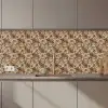 Warm - Bloemen - Groen - Rood keuken achterwand 2 middel 871 zz_3dshopping