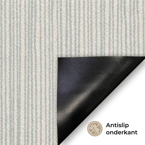 Verticaal - Strepen - Patroon - Blauw Deurmat klein 898 -antislip_NL