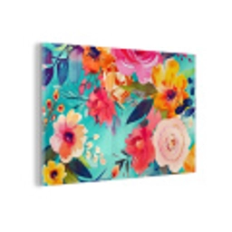 Bloemen - Olieverf - Kleurrijk - Natuur plexiglas 5mm klein -z3d