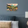 Zonlicht - Heuvels - Wolkenlucht poster papier klein -sfeer2
