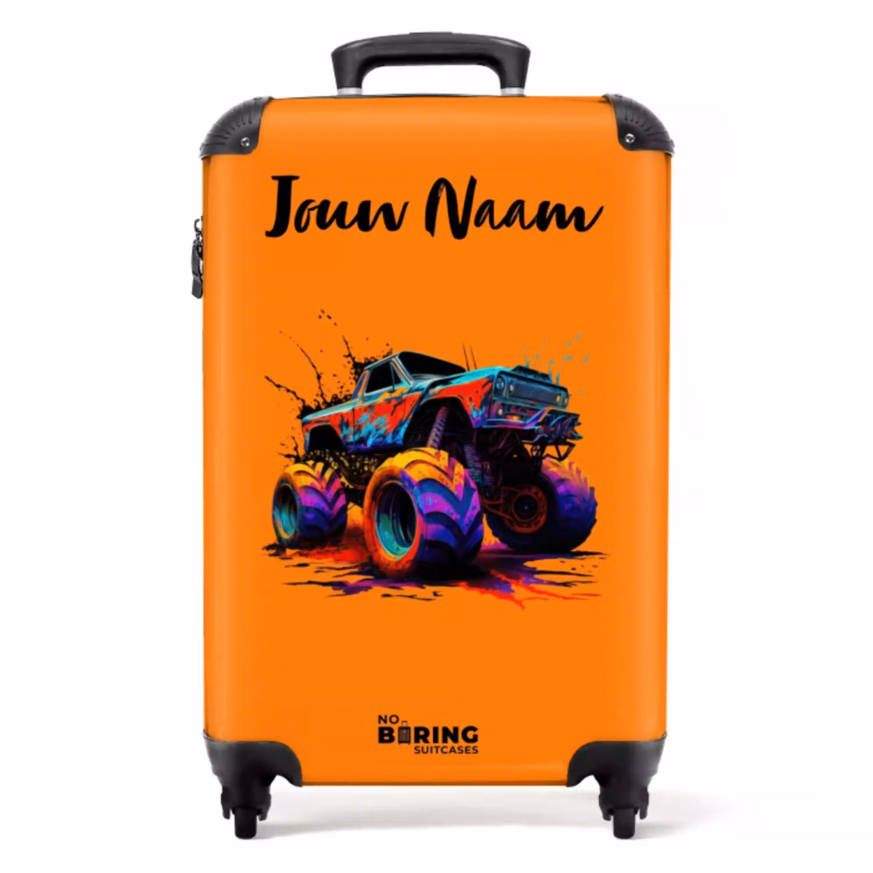 Rainbow Wheels NBS - Handbagage koffer - Kinderen Unisex middel -productfoto_recht