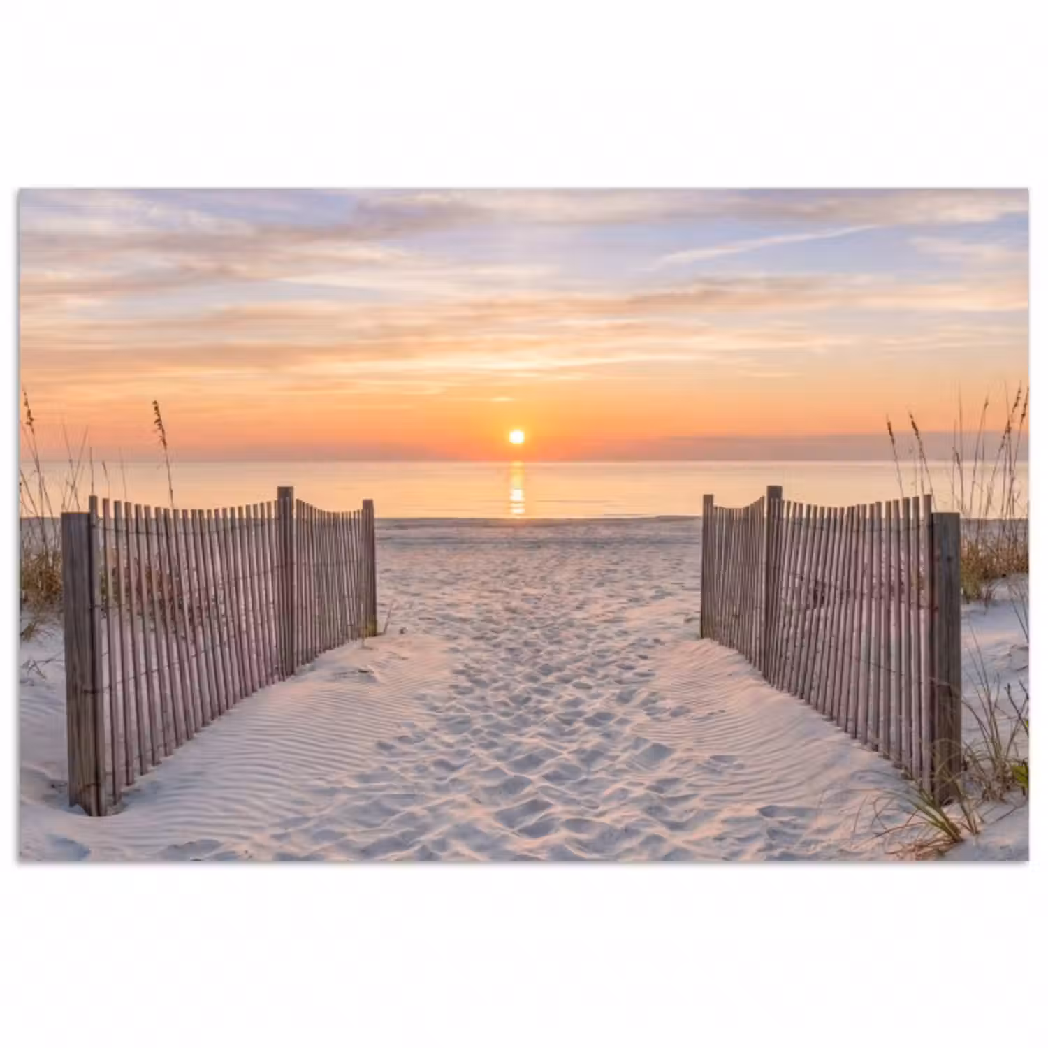 Poster - Sonnenuntergang - Strand - Sand