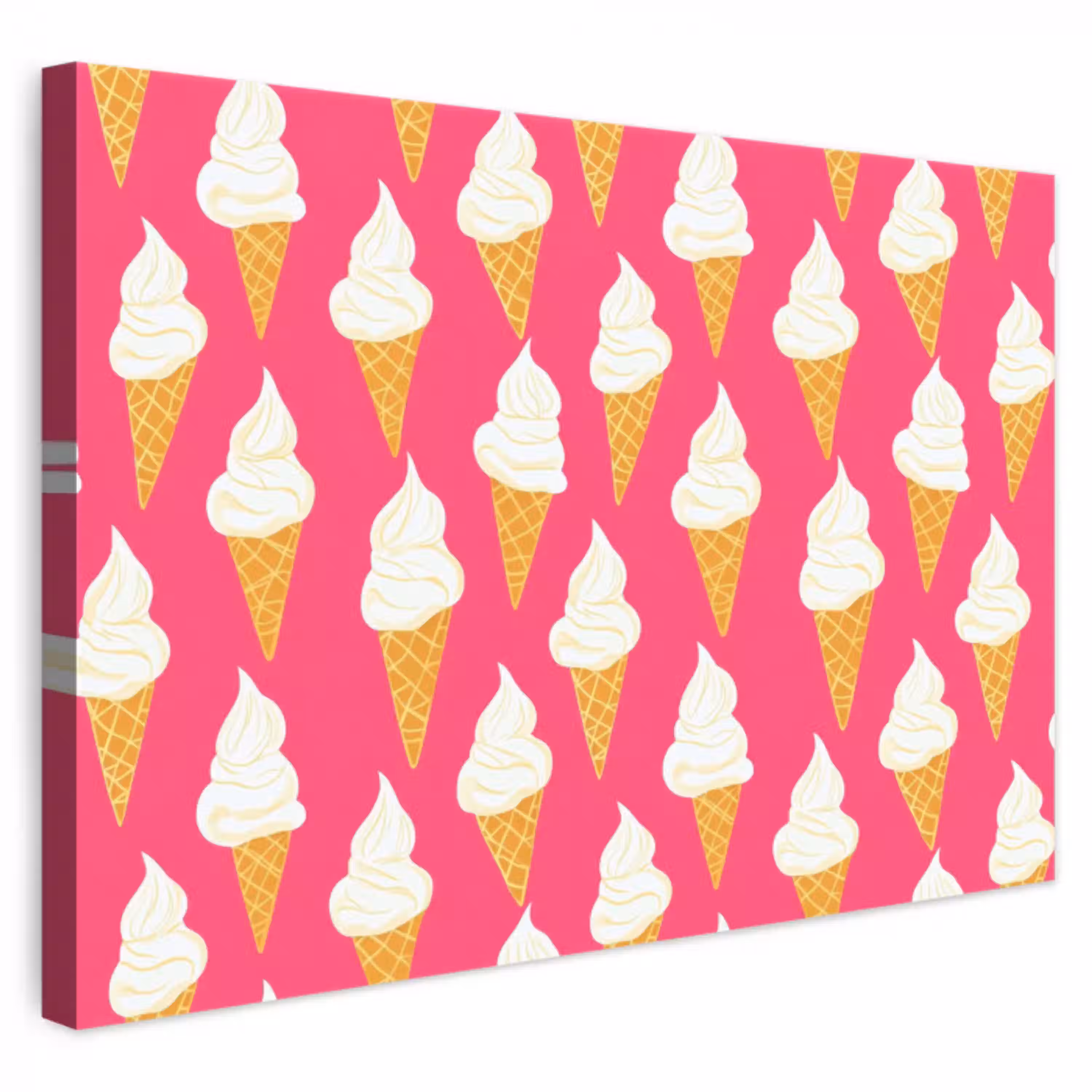Softijs - Horentje - Roze canvas 2cm klein 34 -3d