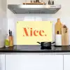 Nice - Oranje - Geel - Minimalistisch Inductie beschemer met haakjes klein -sfeer2