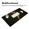 Bloemenhoed - Portret - Vrouw Muismat XXL klein -sfeer4