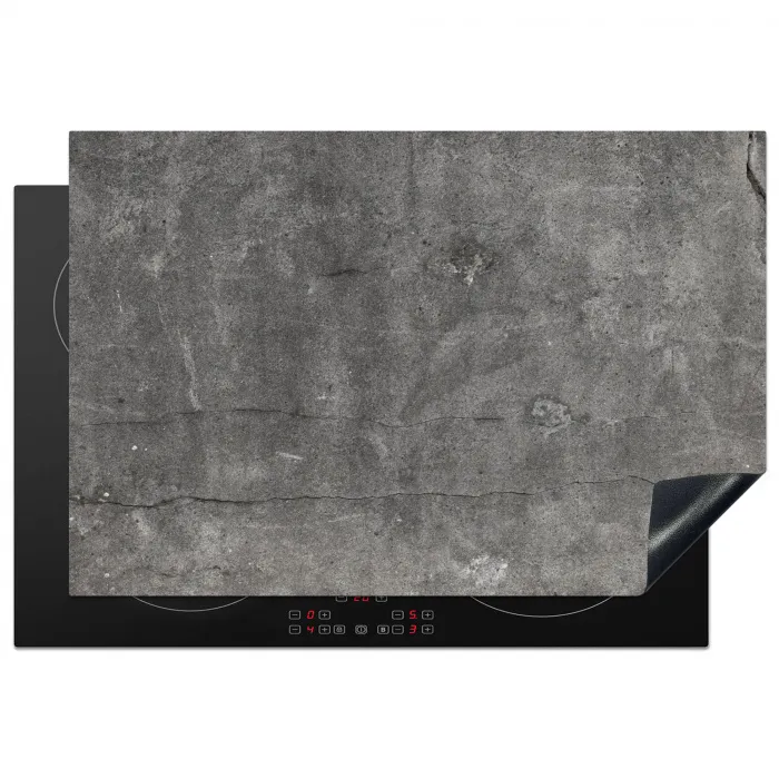 Beton - Muur - Cement Inductie beschermer vinyl 3mm klein -3d