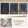 Fuck what they think - Blauw - Cursief Light Box met kabel (Tafellamp) klein -USP_dimbaarNL