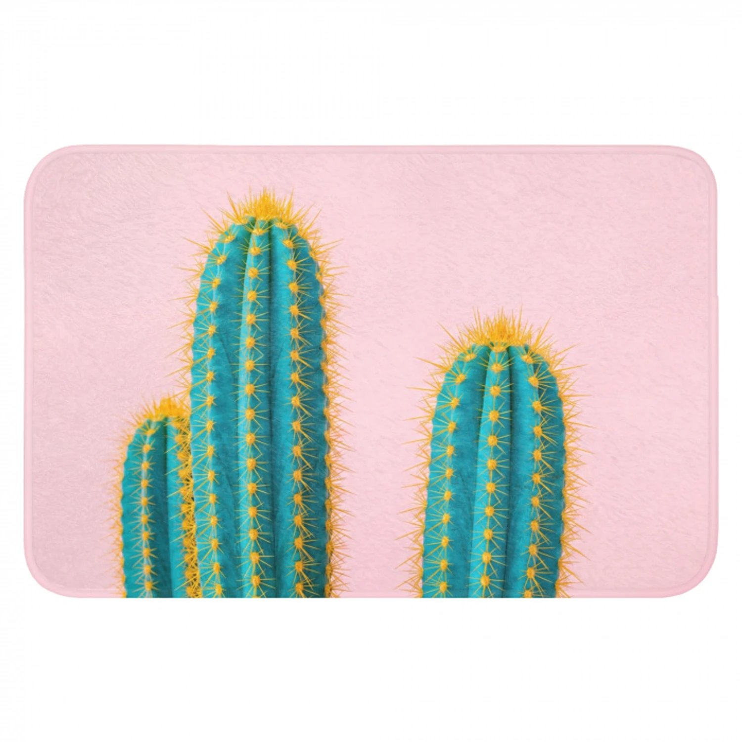 Cactussen - Modern - Pastel Badmat klein -3d