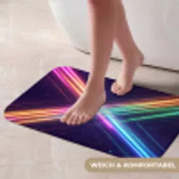 Kruisen - Lasterstralen - Neon Badmat klein -USP_ZachtDE