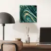 Marmerlook - Luxe - Goud - Turquoise - Glitter aluminium wit klein -sfeer5