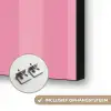 Gestreept - Roze - Chéri Textielframe zwart klein -USP_ophangsysteemNL
