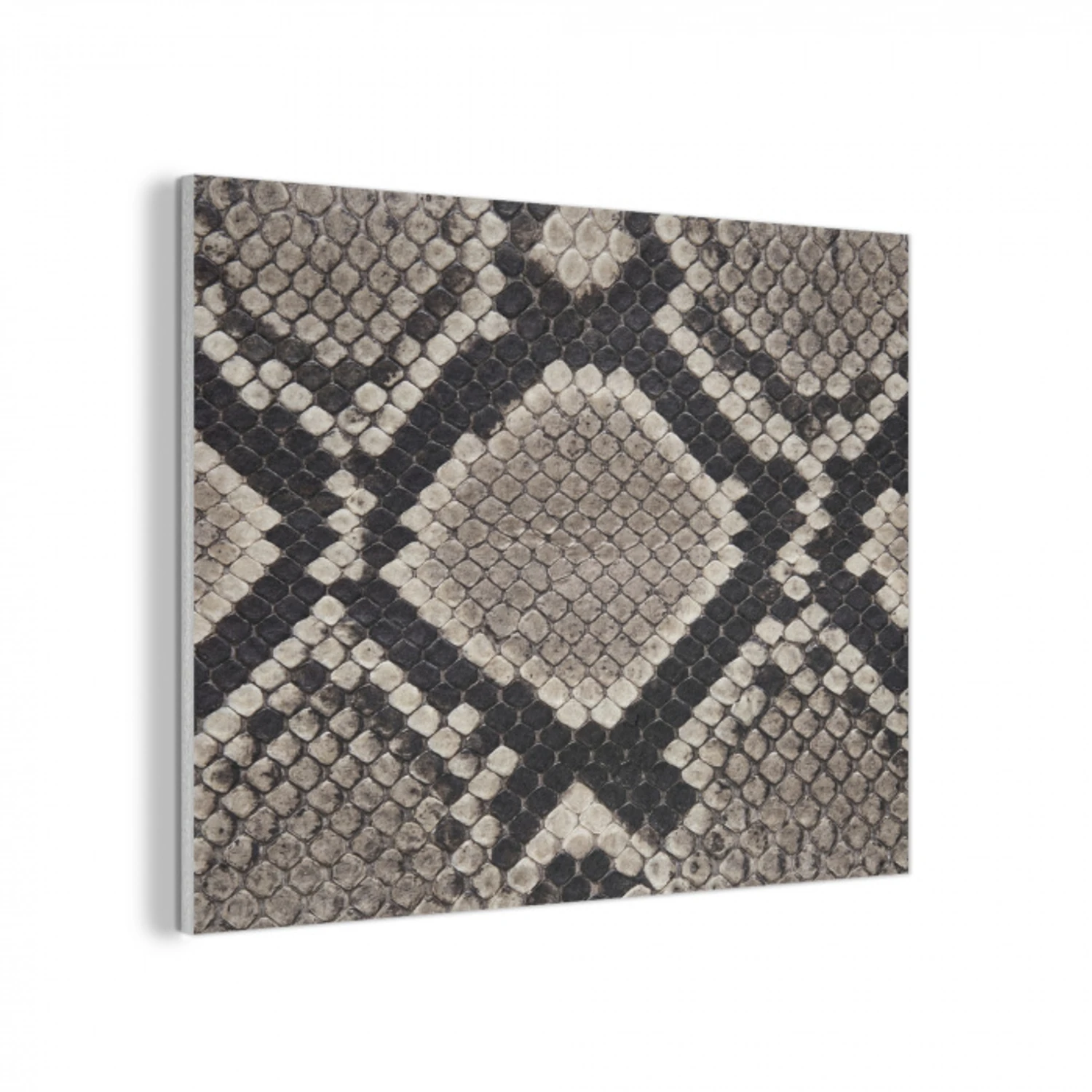 Slangenleer - Patroon - Beige PET vilt klein -3d