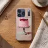 Taart - Pink - Cherry Telefoonhoesje iPhone 17 Pro klein -sfeer1
