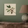Tak - Groene Bladeren - Vruchten aluminium wit klein -sfeer2