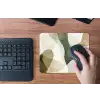 Japandi - Abstract - Groen muismat rubber klein -toetsenbord