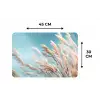 Siergras - Wind - Lichtbruin Placemat vinyl groot -specs